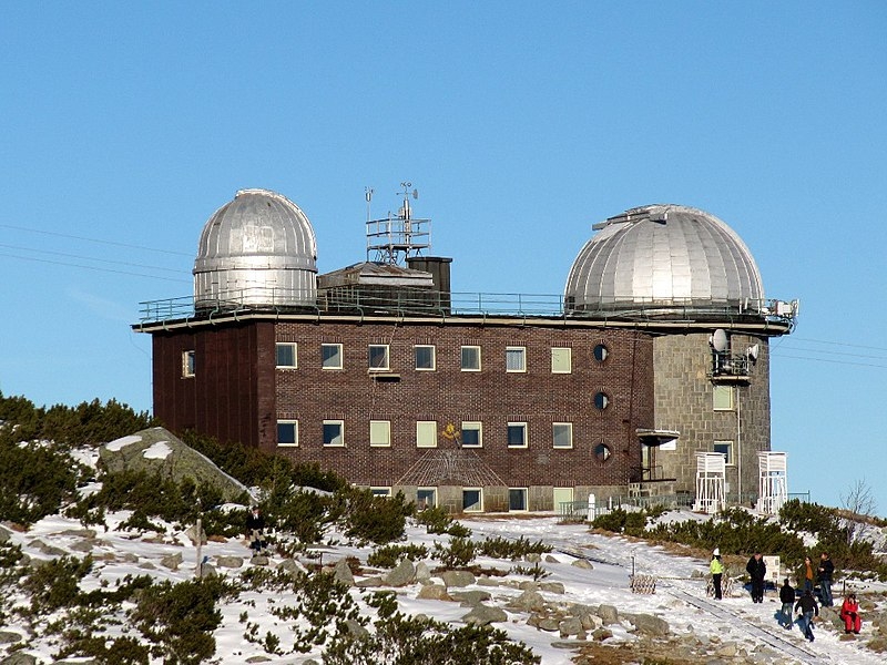 Skalnaté Pleso, Astronomické observatórium,autor: Juloml CC BY 3.0 Wikimedia Commons